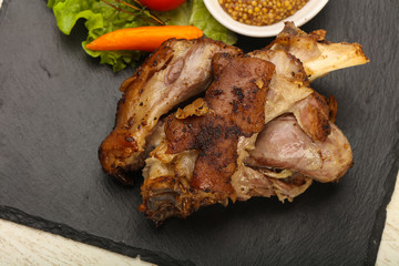 Roasted pork knee