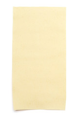 dried uncooked lasagna pasta sheets