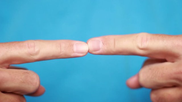 Connecting finger with finger