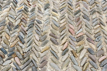 Road from small stone