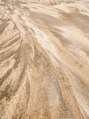 rocky beach with sand and pebbles