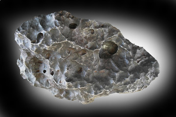 Iron core of a Meteorite sample © T.C.
