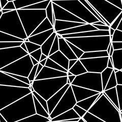 abstract black and white geometrical seamless triangular texture background