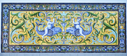 Azulejos en Sanlucar de barrameda