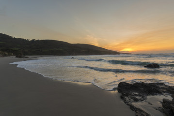 Caion beach (La Coruna, Spain).