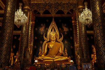 Fototapeta premium Temple Buddha statue Thailand The Great Buddha of Thailand, also known as The Big Buddha, Amazing thailand amazing thailand temple beautiful Thailand's most beautiful temples
