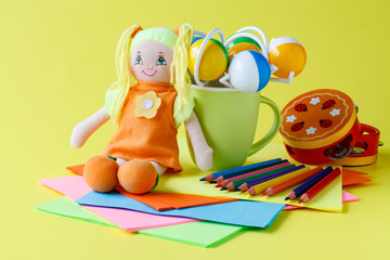 Obraz premium toys in child room close-up