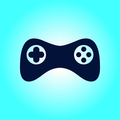 Gamepad icon. Vector. Flat design style. Joypad symbol.