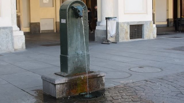 Typical Turin Fountain Toret