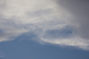 Blue sky and cloud