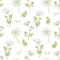 Fototapety  Watercolor floral pattern