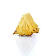 Fresh pineapple isolated on white background (pineapple)