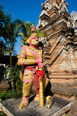 Fototapeta premium Wat Dab Phai buddhist temple