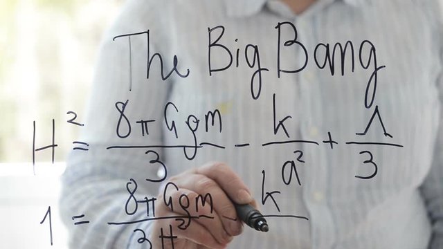 The big bang. Formula.