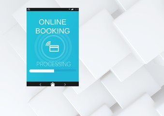 Online Booking App Interface