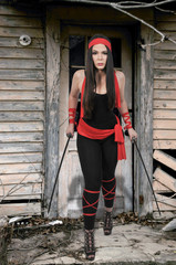 Woman Samurai Swordsman