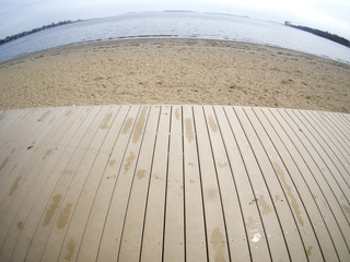 Sandy Beach in Boston Massachusetts