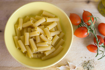 Pasta and tomatoes