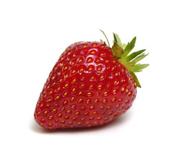 Strawberry isolated on white background.