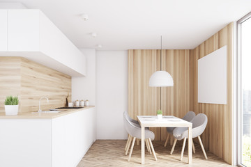 Light kitchen counter, table