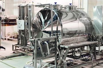 Equipment for beer filtration.