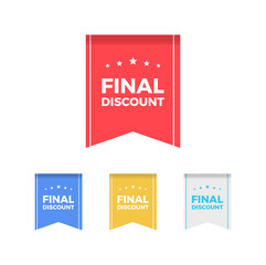 Final Discount Flat Badges