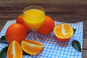 Orange and orange juice