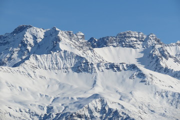 Fototapeta na wymiar Rhône-Alpes - Savoie - Vue sur le Dôme de Miage
