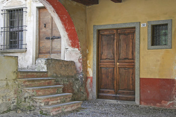 Fototapeta premium Detail aus Orta im Piemont