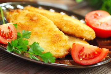 Fried chicken fillet