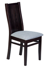 Wooden chair, isolated on white background