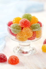 Assorted candies marmalade