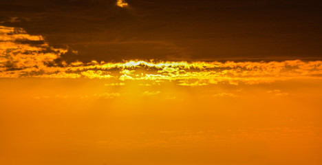 Sunset over the Gulf of Mexico in Florida