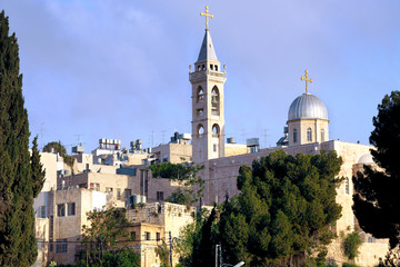 Fototapeta na wymiar Church of the Nativity in Bethlehem