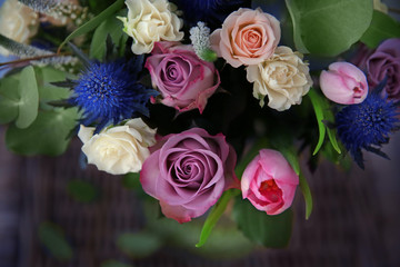 Beautiful bouquet, closeup