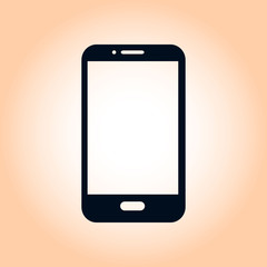 Vector illustration of smartphone icon 