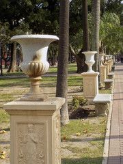 Parque Lezama vases