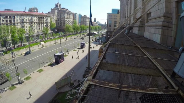 Preparing For Eurovision Mounting Of The Stage And Euro Village