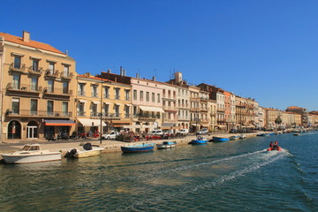 Obraz premium Sète, ville maritime en Occitanie 