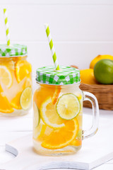 Detox fruit infused water