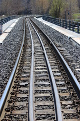 Fototapeta na wymiar Railway tracks 