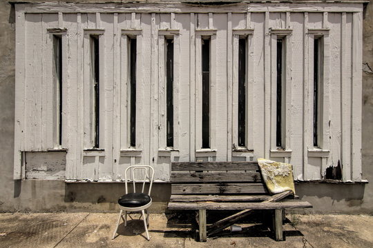 Bench In Clarksdale Mississippi