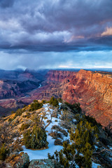 Grand Canyon Winter Sunset