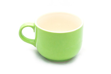 Coffee cup green color