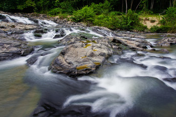 waterfall in rain forest