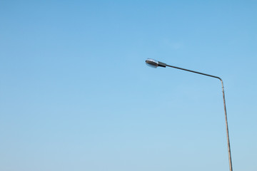 LED lights illuminate the road