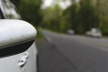 Fototapeta premium Car's Side View Mirror