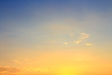 Beautiful sky atmosphere.