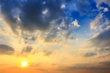 Beautiful sky atmosphere.