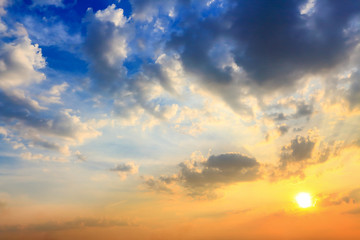 Beautiful sky atmosphere.